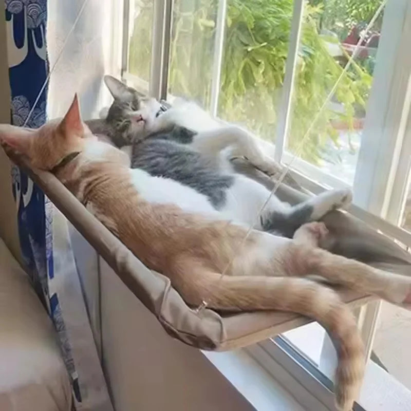 All-Season Cat Window Perch – Suction Cup Window Hammock Bed