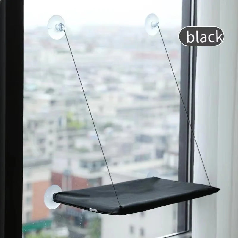 All-Season Cat Window Perch – Suction Cup Window Hammock Bed