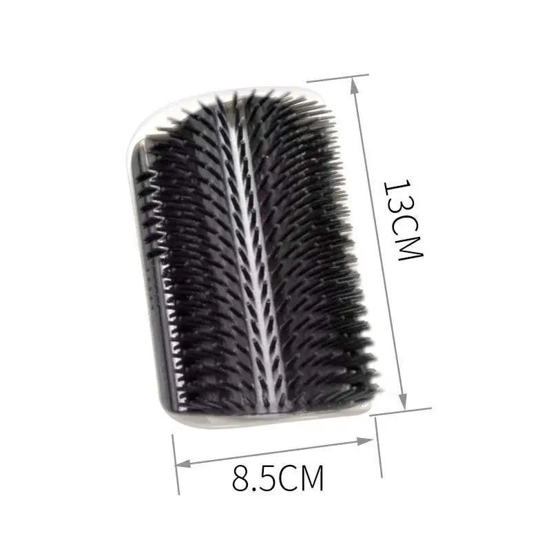 Cat Corner Self-Groomer – Wall Brush Massager for Cats, Removable for Easy Cleaning