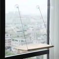 All-Season Cat Window Perch – Suction Cup Window Hammock Bed